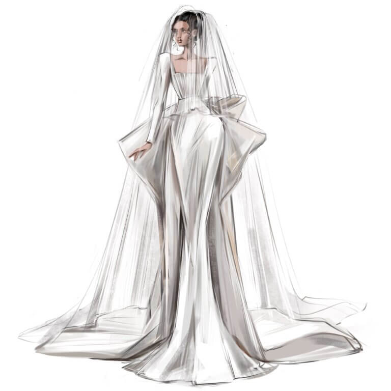 Customize Bridal Sketching - 1