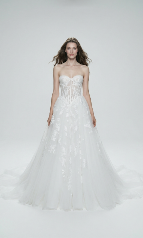 Sweetheart Lace Corset Tulle Ball Gown