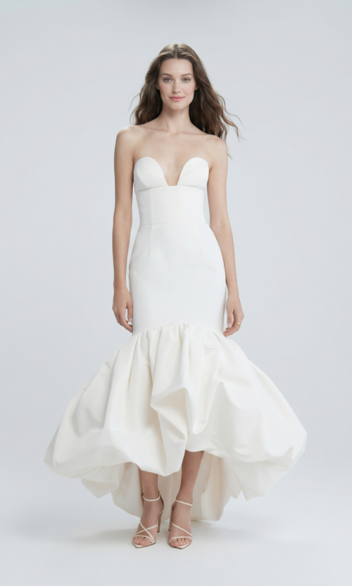 Sculpted Sweetheart Mermaid Mini Ball Gown